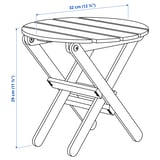 VILDAPEL Plant stand, bamboo, 29 cm