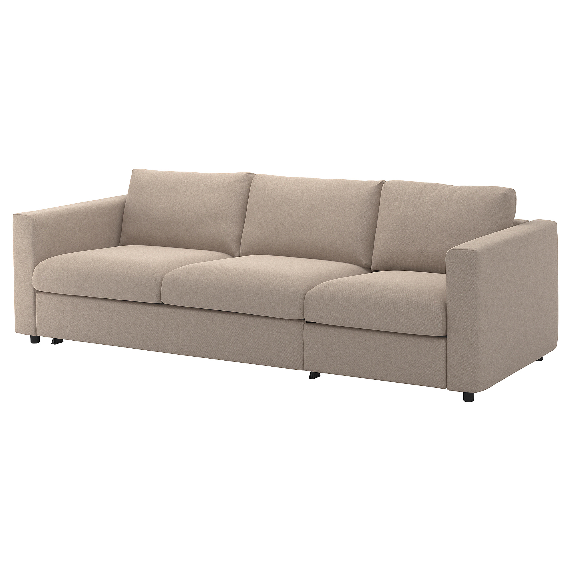 VIMLE 3seat sofabed Gunnared beige IKEA