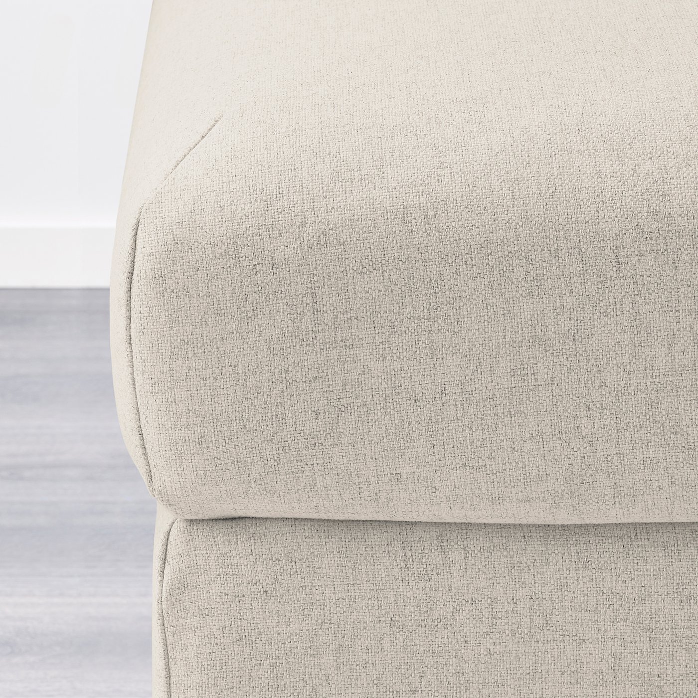 VIMLE footstool with storage, Gunnared beige - IKEA