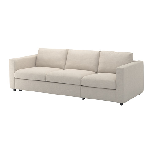 VIMLE 3seat sofabed Gunnared beige IKEA