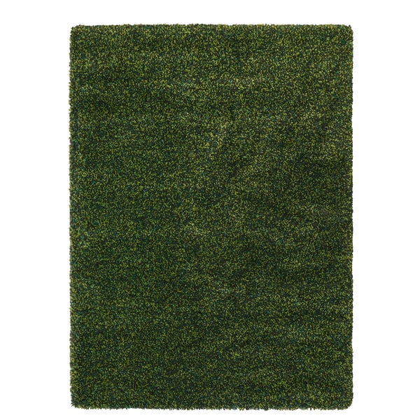 VINDUM Rug, high pile, green, 170x230 cm