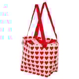 VINTERFINT Bag, red heart, 27x18x27 cm/13 l