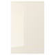 VOXTORP 2-p door f corner base cabinet set, right-hand/high-gloss light beige, 25x80 cm