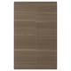 Option: VOXTORP 2-p door f corner base cabinet set, right-hand/walnut effect, 25x80 cm