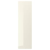 VOXTORP Cover panel, high-gloss light beige, 63x220 cm
