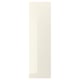 VOXTORP Cover panel, high-gloss light beige, 63x220 cm