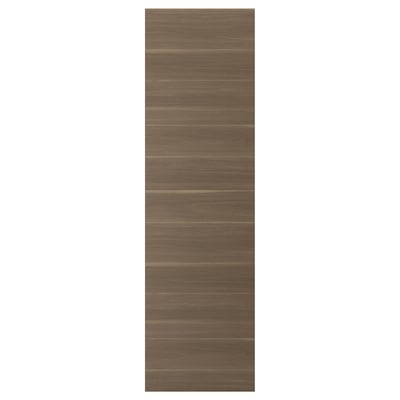 VOXTORP Cover panel, walnut effect, 63x220 cm