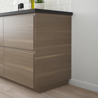 VOXTORP Cover panel, walnut effect, 63x220 cm