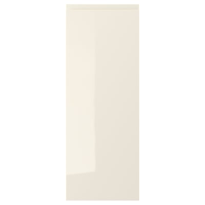 VOXTORP Door, high-gloss light beige, 30x80 cm