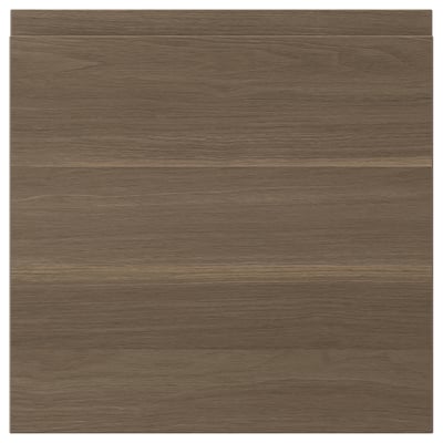 VOXTORP Door, walnut effect, 40x40 cm
