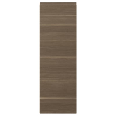 VOXTORP Door, walnut effect, 40x120 cm