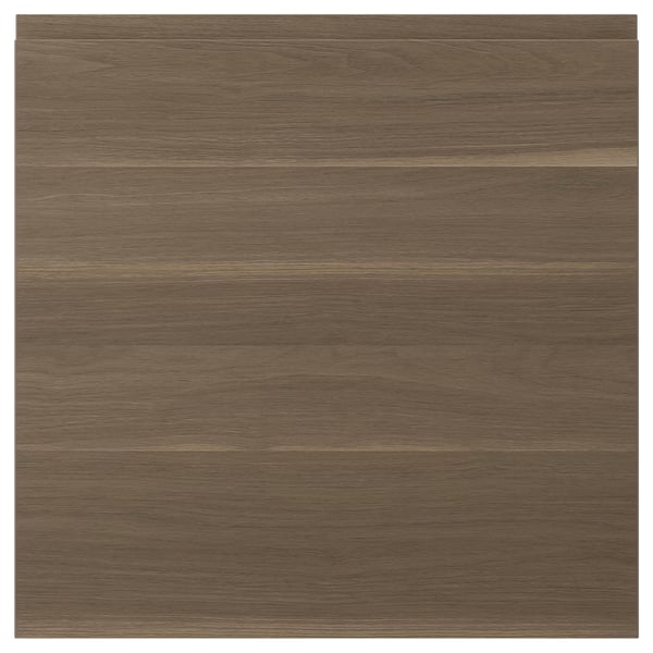 VOXTORP Door, walnut effect, 60x60 cm