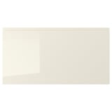 VOXTORP Drawer front, high-gloss light beige, 75x40 cm
