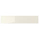 VOXTORP Drawer front, high-gloss light beige, 90x20 cm