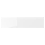 VOXTORP Drawer front, high-gloss white, 75x20 cm