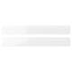 VOXTORP Drawer front, high-gloss white, 75x10 cm