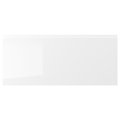 VOXTORP Drawer front, high-gloss white, 90x40 cm