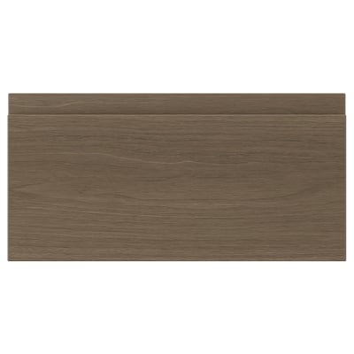 VOXTORP Drawer front, walnut effect, 40x20 cm