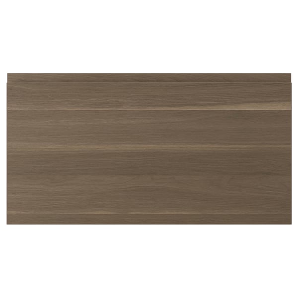 VOXTORP Drawer front, walnut effect, 75x40 cm