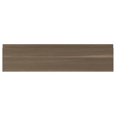 VOXTORP Drawer front, walnut effect, 80x20 cm