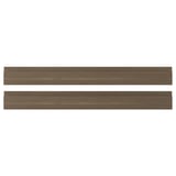 VOXTORP Drawer front, walnut effect, 90x10 cm