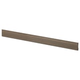 VOXTORP Plinth, walnut effect, 220x8 cm
