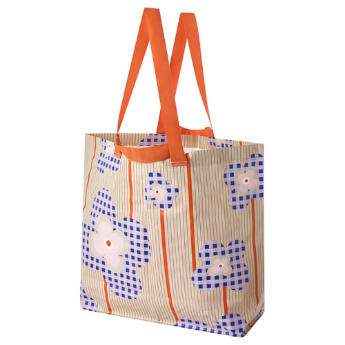 ÅBORDSÖN オーボルドソーン キャリーバッグ M, フローラルパターン, 45x18x45 cmx36 l