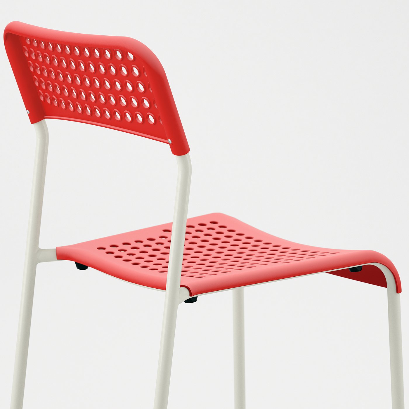 Adde アッデ チェア レッド ホワイト Ikea Adde アッデ チェア レッド ホワイト Ikea