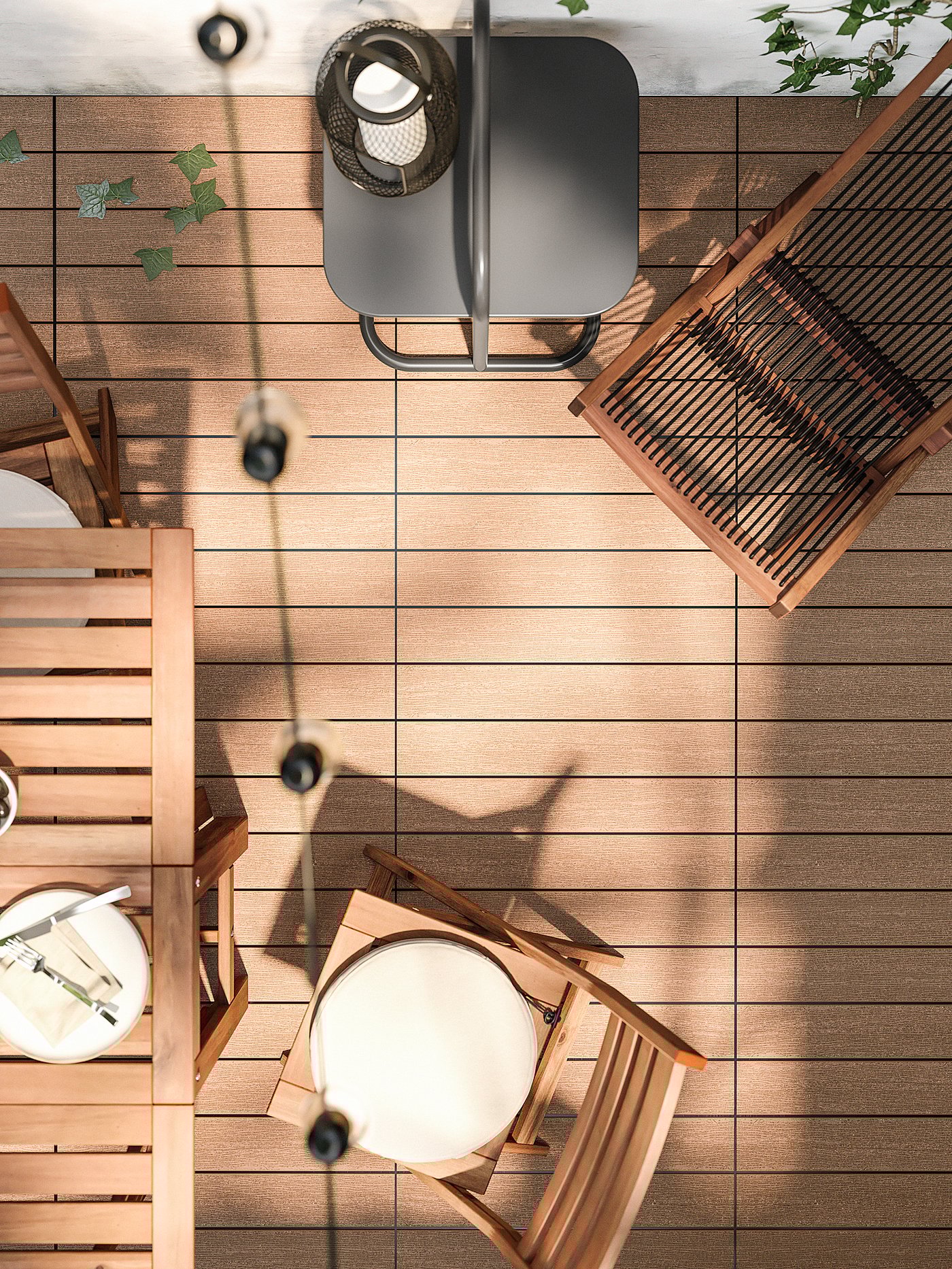 イケア 【IKEA】APPLARO エップラロー 折りたたみテーブル＋