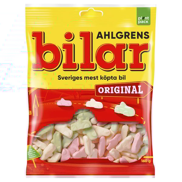AHLGRENS BILAR アールグレンス ビラー 車の形のフォームキャンディ, 160 g