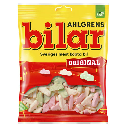AHLGRENS BILAR アールグレンス ビラー 車の形のフォームキャンディ, 160 g