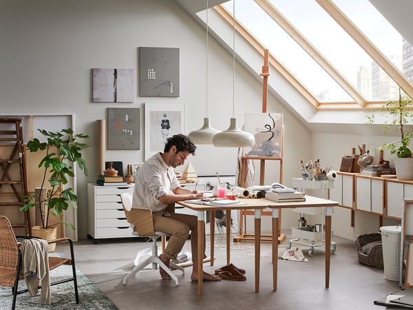 ANFALLARE アンファラレ 天板, 竹, 140x65 cm - IKEA