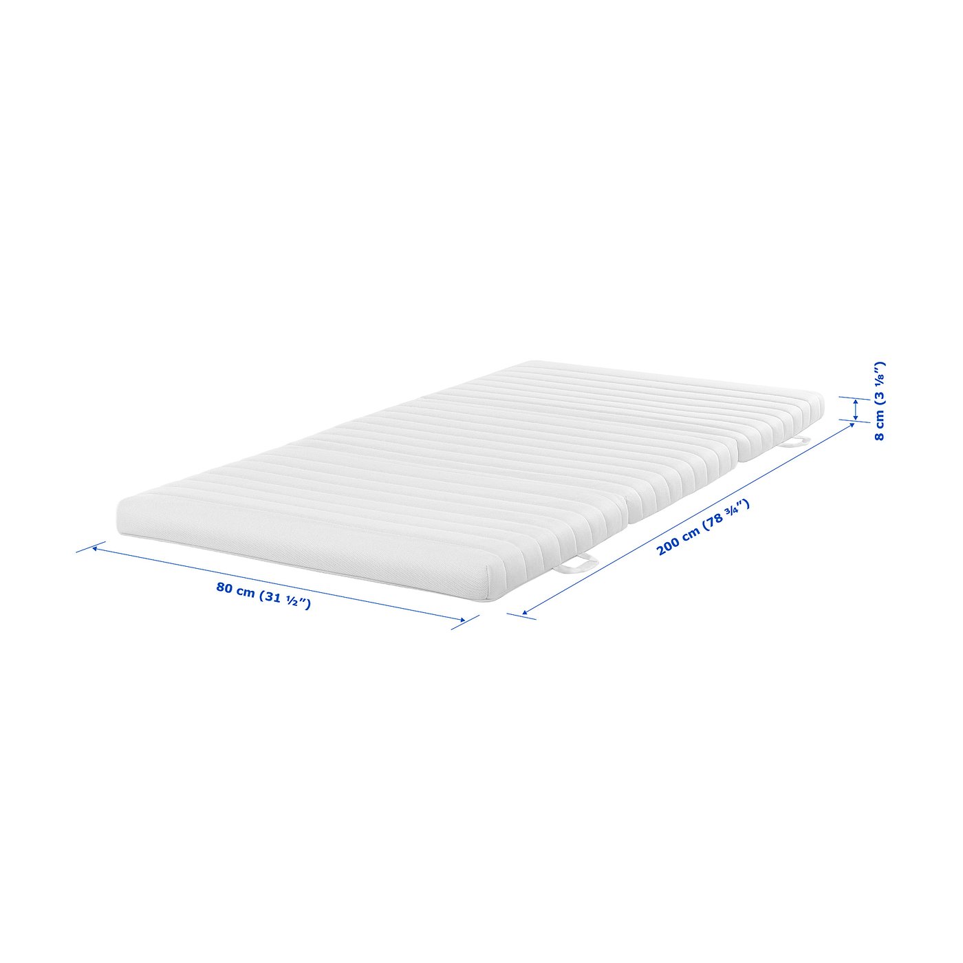 ÅNNFJÄLLET オンフェレット ココヤシ繊維マットレス, かため/ホワイト