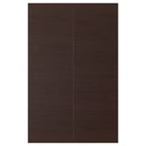 ASKERSUND アスケルスンド 扉 コーナーベースキャビネット用 部品2個, ダークブラウン アッシュ調, 25x80 cm