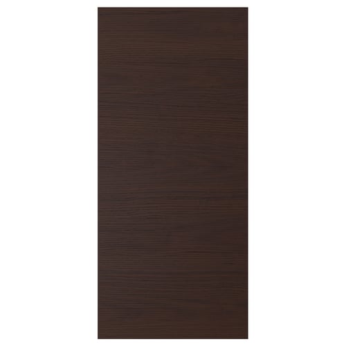 ASKERSUND アスケルスンド カバーパネル, ダークブラウン アッシュ調, 39x86 cm