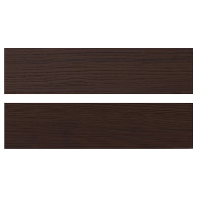 ASKERSUND アスケルスンド 引き出し前部, ダークブラウン アッシュ調, 40x10 cm