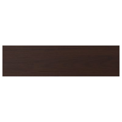 ASKERSUND アスケルスンド 引き出し前部, ダークブラウン アッシュ調, 75x20 cm