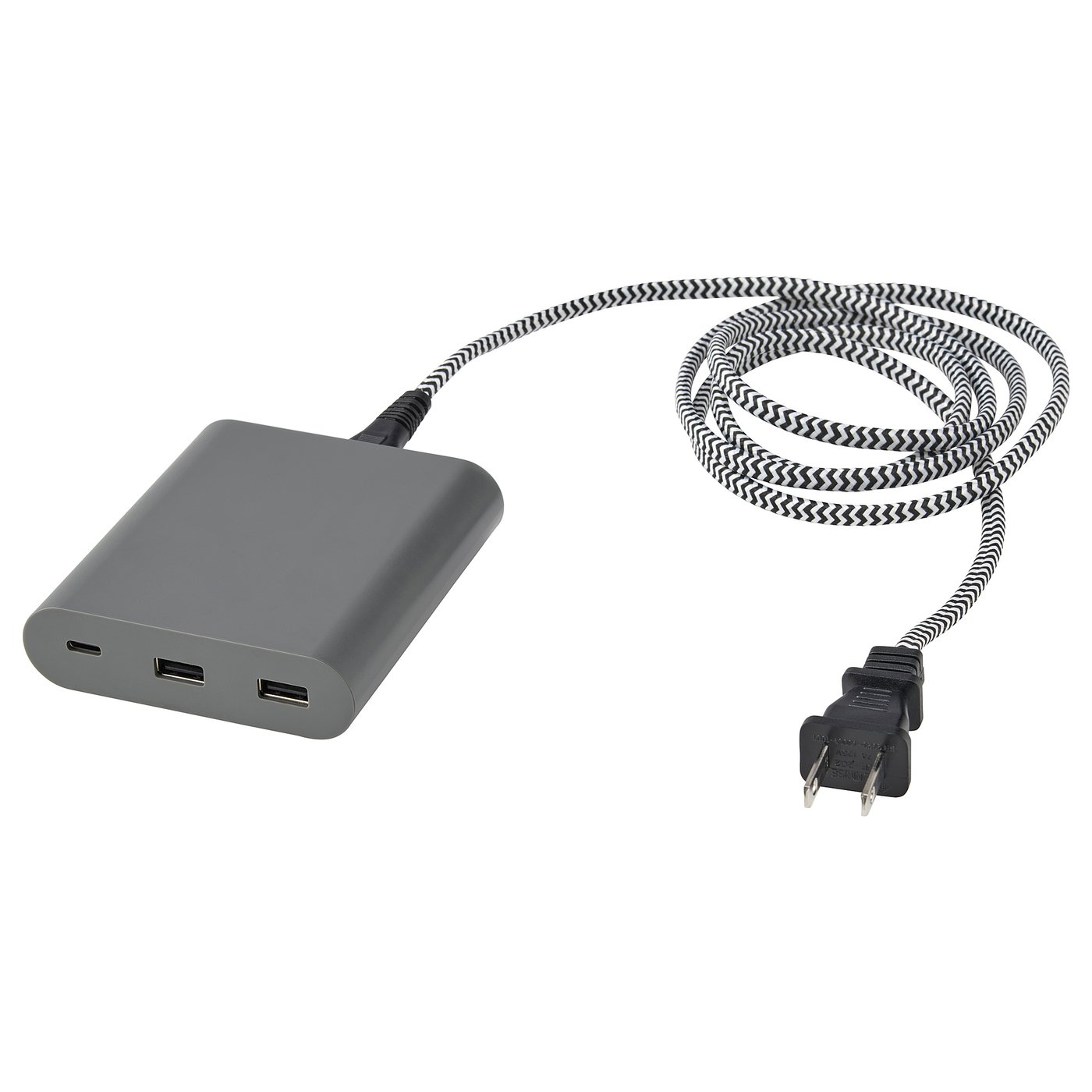 ÅSKSTORM オスクストーム 40W USB充電器, ダークグレー IKEA