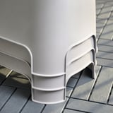 ASPAREN アスパラン プラントセット, 屋外用 グレー/透明ホワイト, 89x38x91 cm