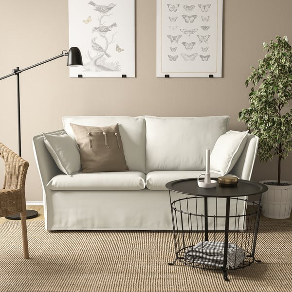 BACKSÄLEN バックセーレン 2人掛けソファ, ブレキンゲ ホワイト - IKEA