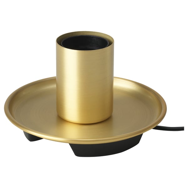 Baralund バーラルンド テーブルランプベース 黄銅色 Ikea