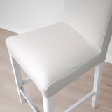 BERGMUND ベリムンド カウンターチェア 背もたれ付き, ホワイト/インセロス ホワイト, 62 cm
