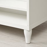 BESTÅ ベストー コーヒーテーブル引き出し付き, ホワイト/ハンヴィーケン/カッバルプ ホワイト, 120x58 cm