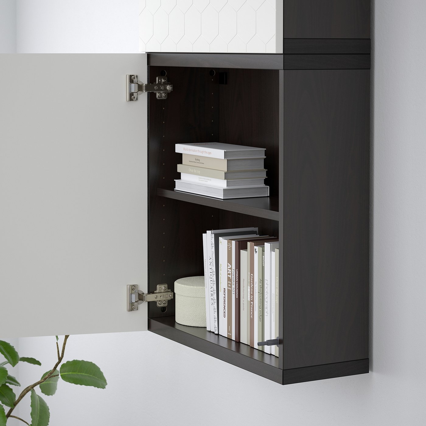 BESTÅ ベストー フレーム, ブラックブラウン, 60x20x64 cm - IKEA