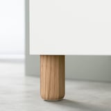 BESTÅ ベストー 収納コンビネーション 扉付, ホワイト/ヴェステルヴィーケン/ウラルプ ホワイト, 180x42x74 cm