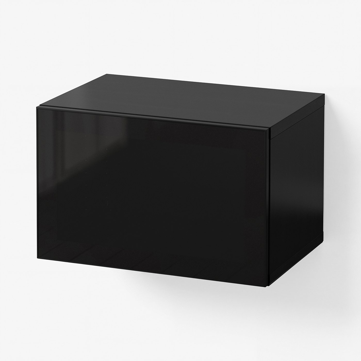 最終セール IKEA BESTÅ ベストー カスタマイズキャビネット ブラック BESTÅ ベストー 壁取り付け式キャビネットコンビネーション, ブラック