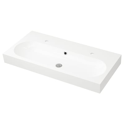 Godmorgon グモロン 洗面台 引き出し 2 ホワイトステインオーク調 100x47x58 Cm Ikea Godmorgon グモロン 洗面台 引き出し 2 ホワイトステインオーク調 100x47x58 Cm Ikea