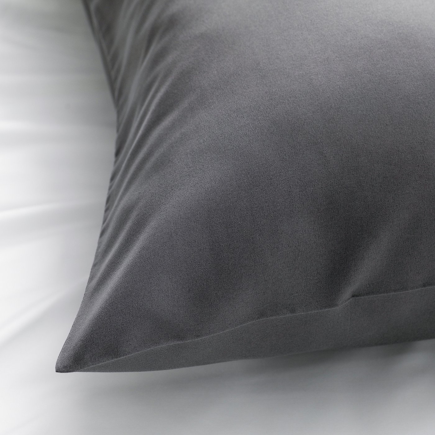 BRUKSVARA ブルクスヴァーラ 枕カバー, ダークグレー, 50x60 cm - IKEA