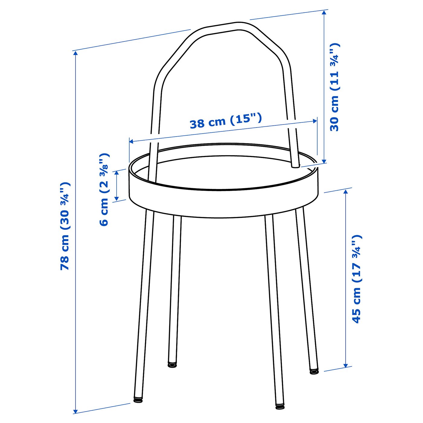 IKEA BURVIK ブールヴィーク サイドテーブル BURVIK ブールヴィーク サイドテーブル, ブラック, 38 cm - IKEA