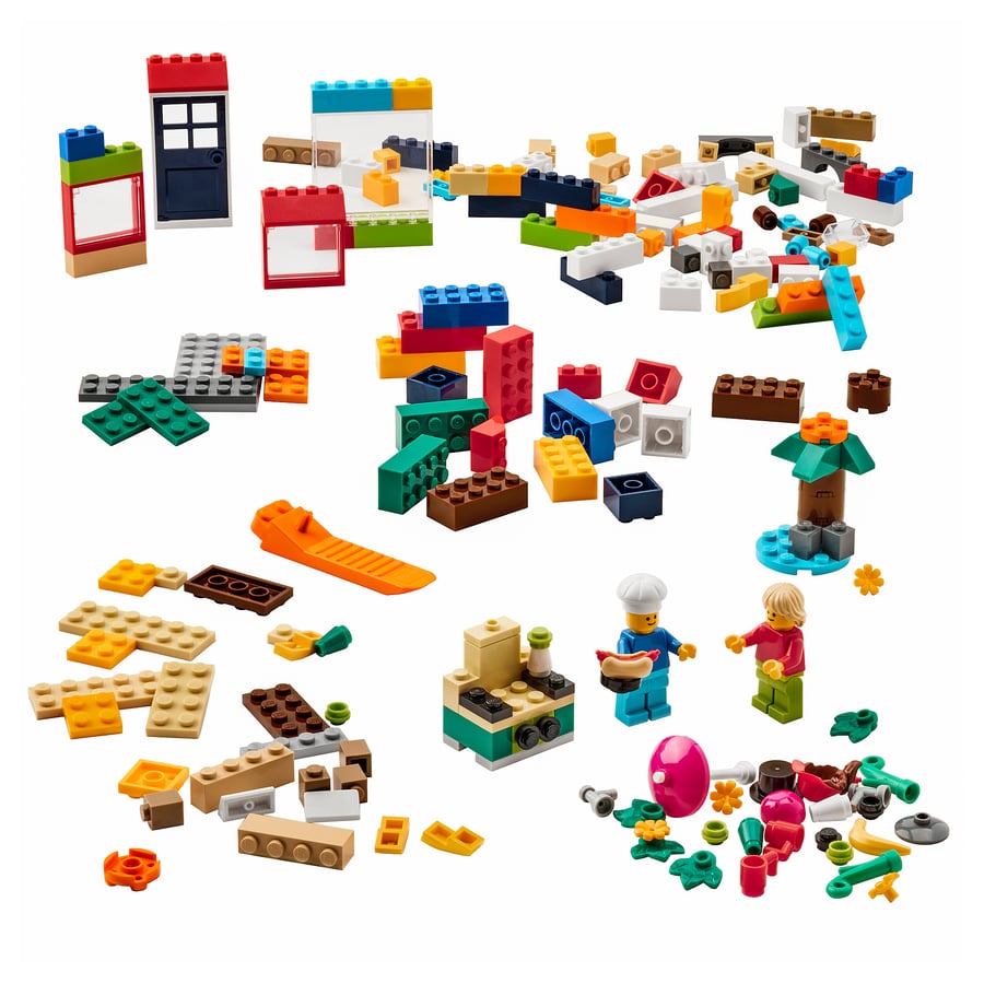 BYGGLEK ビッグレク レゴ®ブロック201ピースセット, ミックスカラー - IKEA